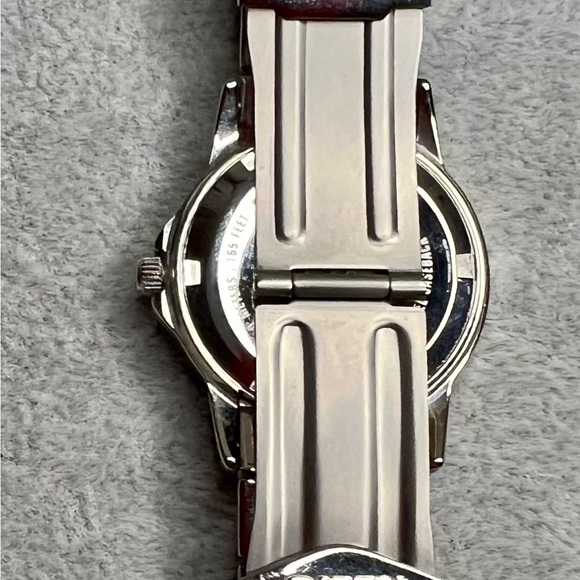 Womens Relic Wet Watch Blue Mother Of Pearl Design Water Resistant - Picture 4 of 6